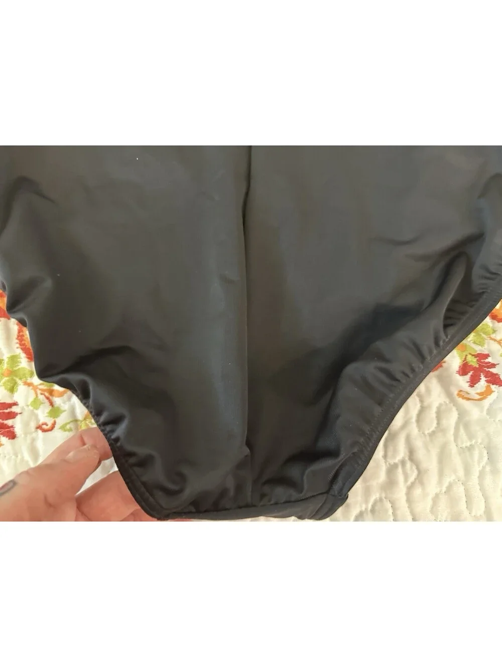 Miraclesuit Classic Black 1pc Halter Slimming Swimsuit Mesh Cutouts 12 EUC.